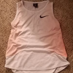 Nike shirt, medium, white and pink
